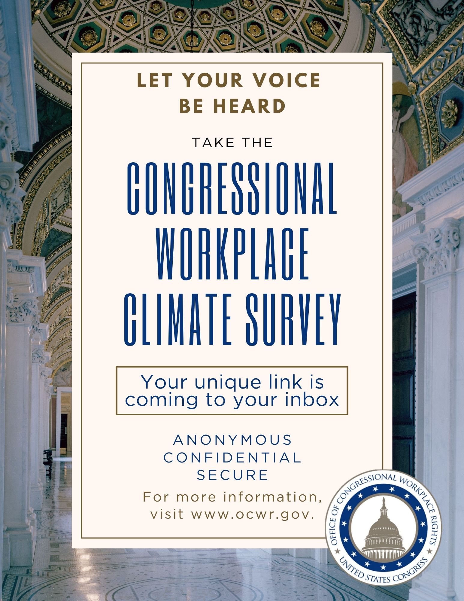118th Congress Congressional Climate Survey Poster