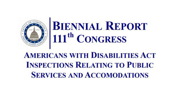 ADA Biennial Inspection Report for the 111th Congress (August 2012) Featured Image