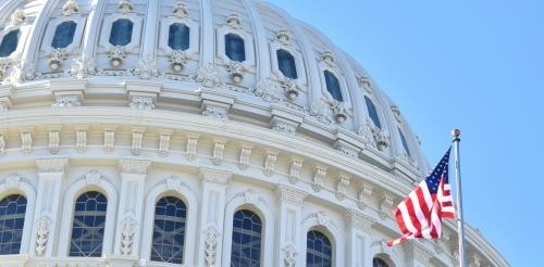 image of the capitol dome, outdoor view