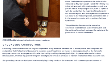 Cover Page Of The Electrical Impedance Hazards PDF