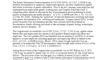 Cover Page of the GINA - Genetic Information Nondiscrimination Act pdf
