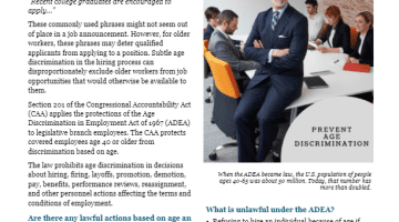 Cover Page of the Compliance at Work - What is Age Discrimination pdf