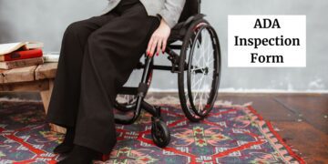 Person in a wheelchair on a colorful carpet