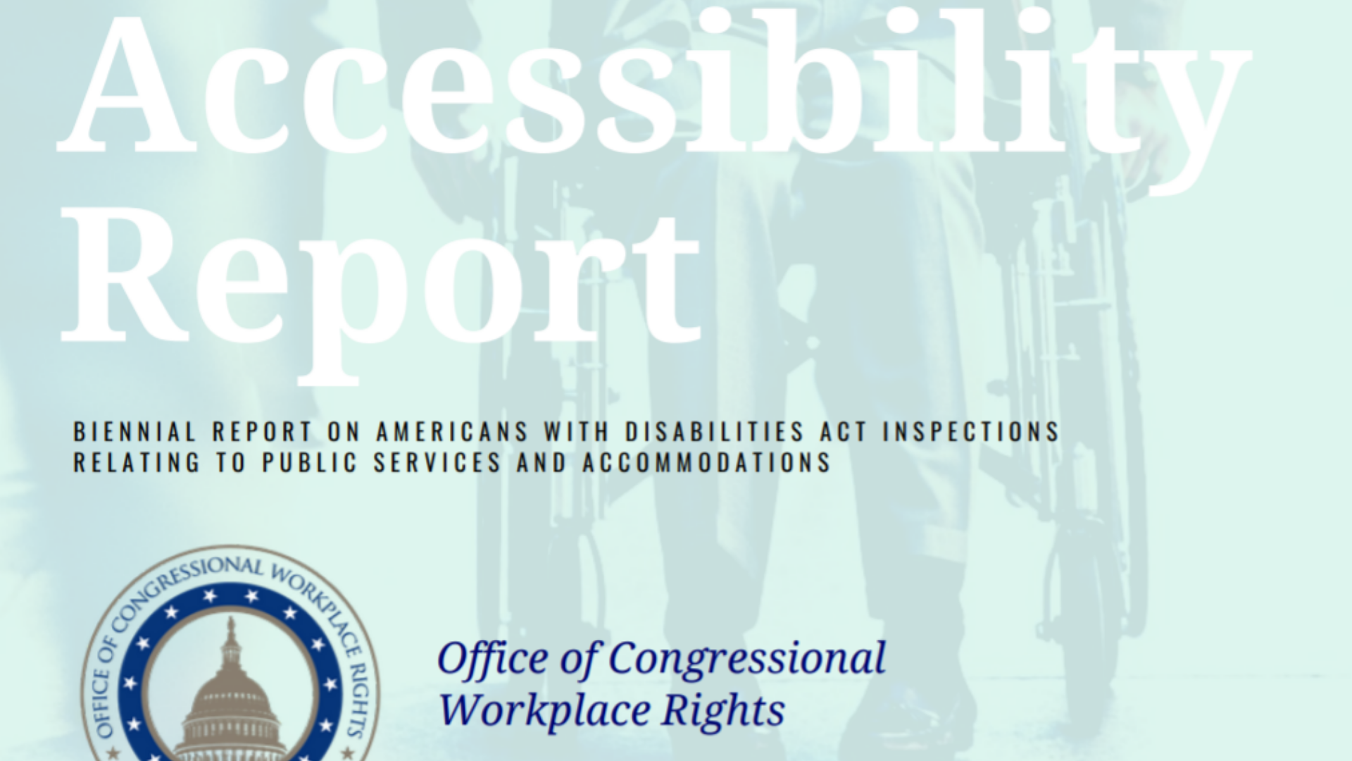 cover of ada biennial inspection report for 114th Congress