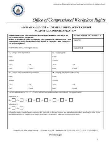 Cover of form 1351c-LO