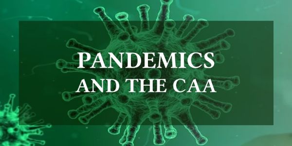 featured image of the pandemics and the caa pdf
