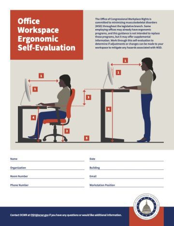 Cover Page of the Office Workspace Ergonomic Self-Evaluation pdf