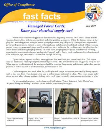 Cover Page of the Damaged Power Cords: Know Your Electrical Supply Cord pdf