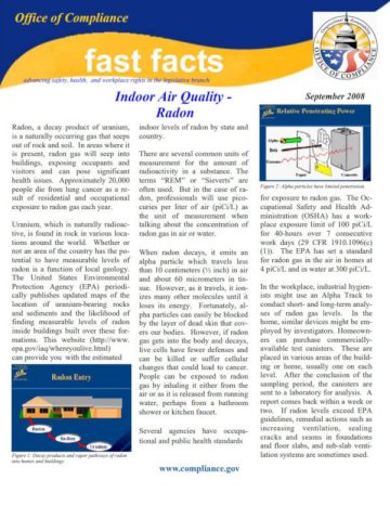 Indoor Air Quality: Radon first page pdf screenshot
