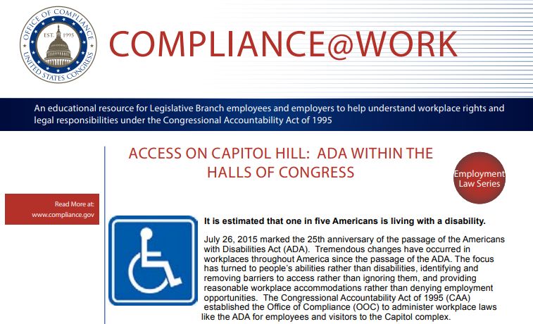 compliance at work ada featured image