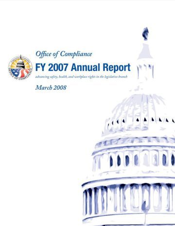 FY 2007 Annual Report first page PDF screenshot