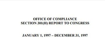 OOC Section 301(H) Report to Congress 1997 featured page