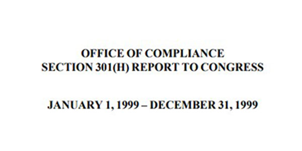 Featured Image Of The Section 301(h) Report to Congress - Annual Report 1999 PDF