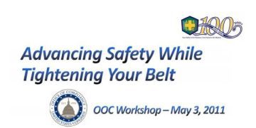 Featured Image of the Advancing Safety While Tightening Your Belt - OOC Workshop - 20110503 pdf