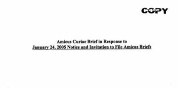 Featured Image of the Amicus Curae Brief of the Office of House Employment Counsel - Re: January 24, 2005 Notice and Invitation to File Amicus Curae Briefs PDF