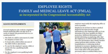 Featured Image Of The Employee Rights Family And Medical Leave Act (FMLA), As Incorporated In The CAA PDF