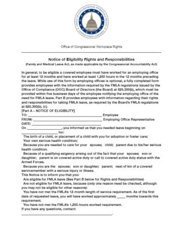 Cover page Form C - Notice of Eligibility Rights and Responsibilities pdf