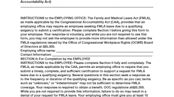 Cover page Form E - Certification of Qualifying Exigency for Military Family Leave pdf