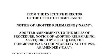 Featured Image of the Notice of Adopted Rulemaking - Adopted Amendments to the Rules of Procedure pdf