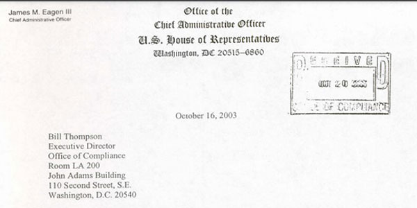 Featured Image Of The Office Of The Chief Administative Officer, U.S. House Of Representatives: Comments To The Proposed Amendments To The Rules Of Procedures - 20031016 PDF