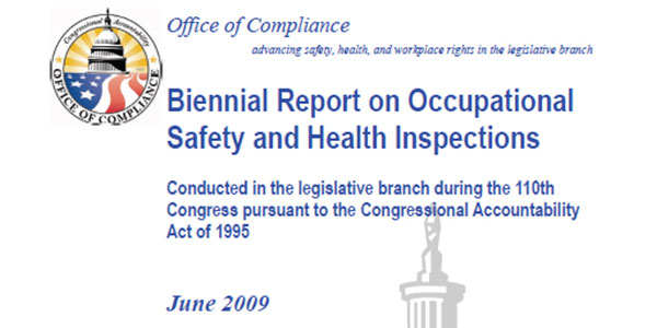 Featured Image of the OSH Biennial Inspection Report for the 110th Congress (June 2009)
