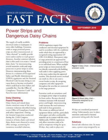 OCWR - Power Strips and Dangerous Daisy Chains