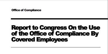 Featured Image of the Report to Congress on the the Use of the OOC by Covered Employees 2001
