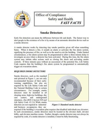 Cover Page Of The Smoke Detectors PDF
