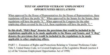 Featured Image Of The Text of Adopted Veterans' Employment Opportunities Regulations PDF