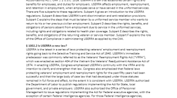 Cover page Text of Adopted USERRA Regulations - Other Employing Offices Version pdf