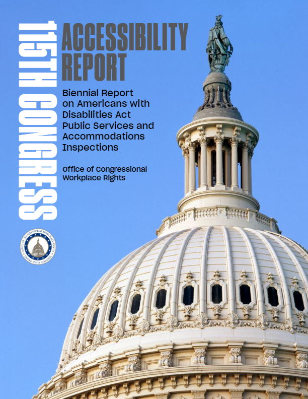 Cover Page of the ADA Biennial Inspection Report for the 115th Congress pdf