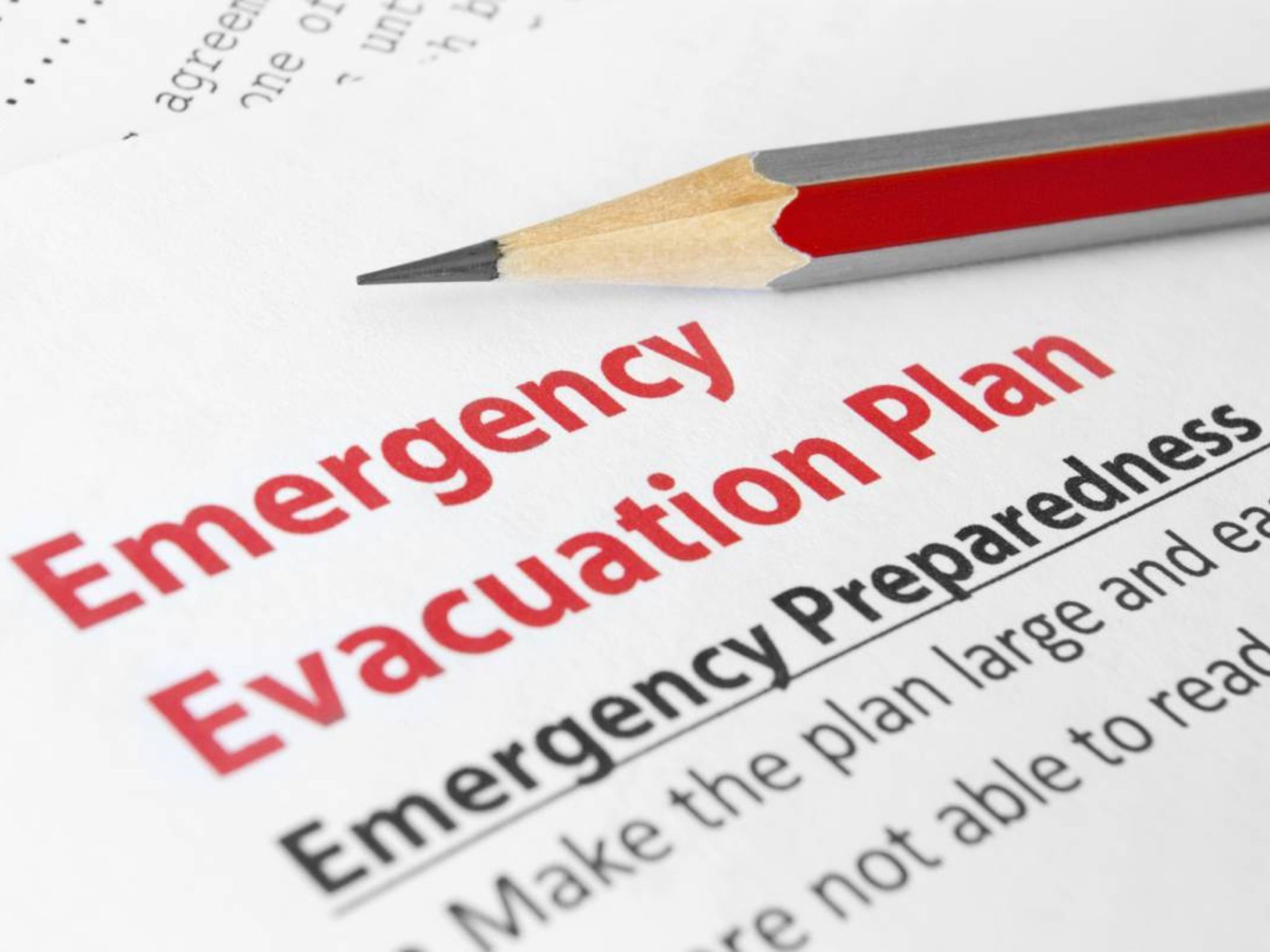 emergency evacuation plan