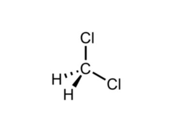 chemical structure of methylene chloride