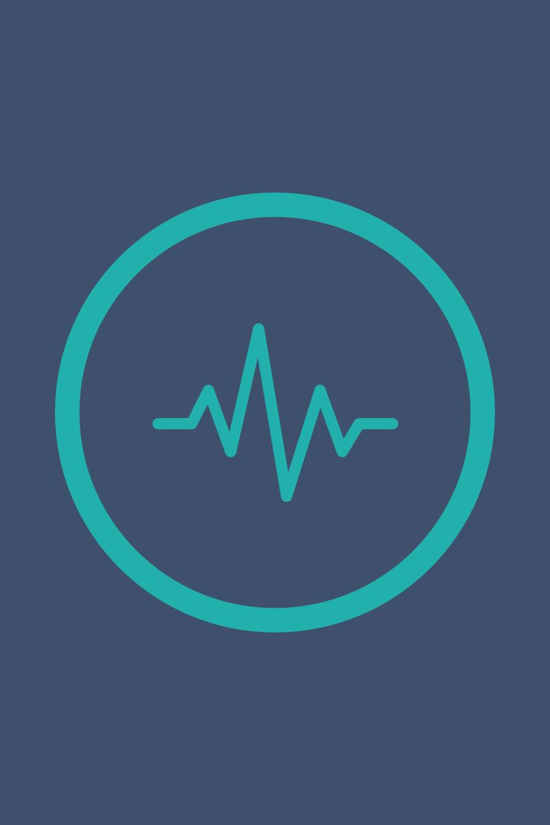 icon of a heart rate monitor