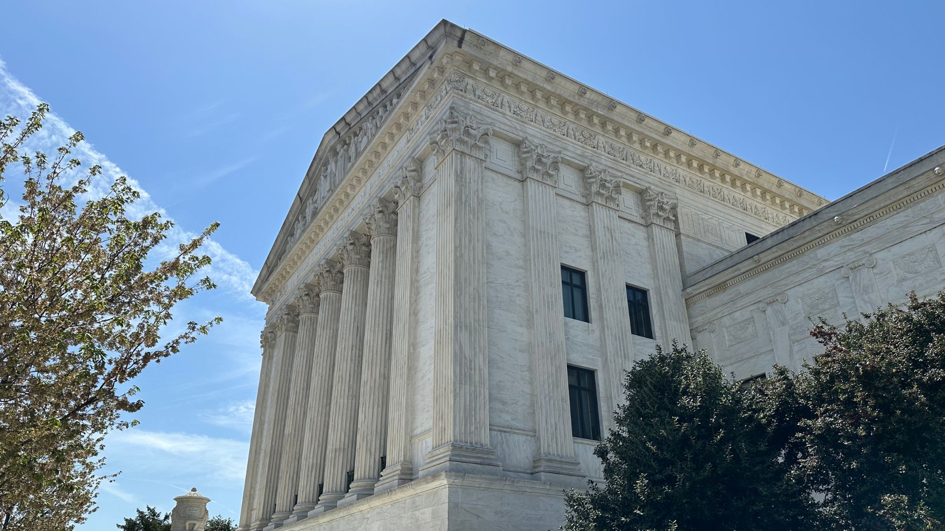 Back of the U.S. Supreme Court building